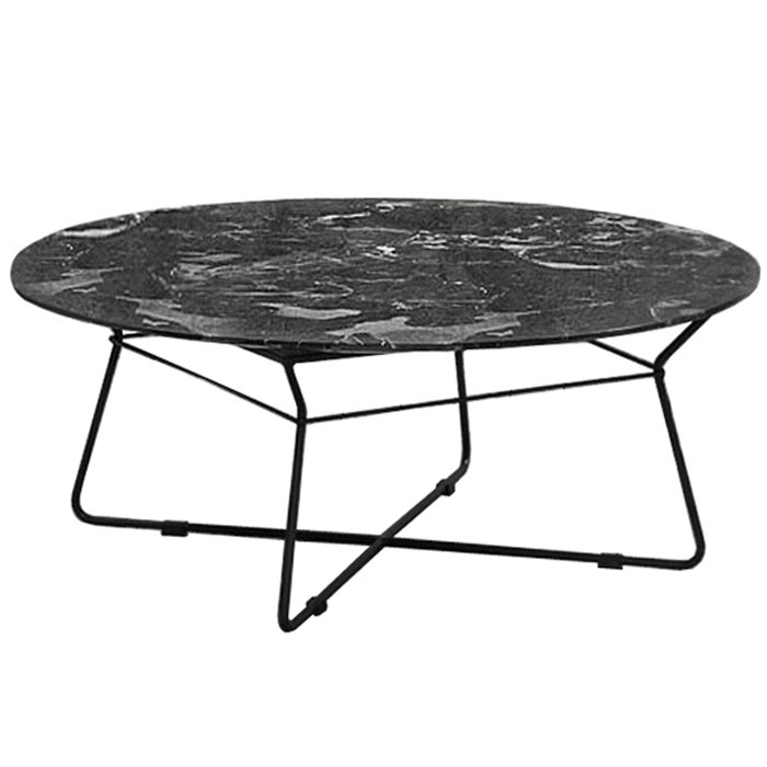 Кофейный стол Marble Coffee Table Черный Черный Мрамор Nero в Ульяновске | Loft Concept 