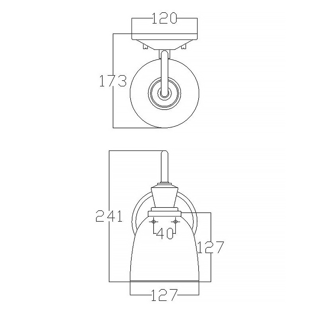 Бра с матовым ребристым плафоном в форме колокола Kichler в Ульяновске