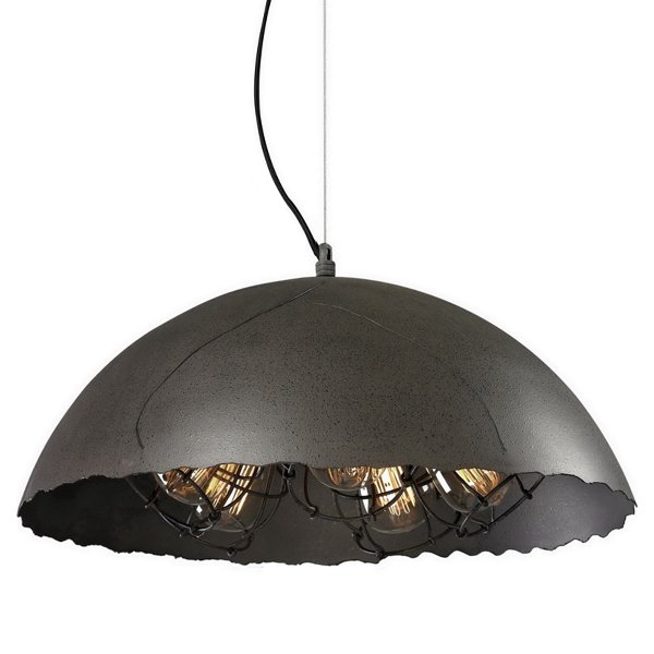 Подвесной светильник Uneven Edge Loft Pendant lamp 5 Графит в Ульяновске | Loft Concept 