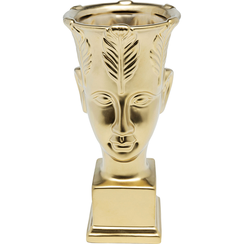 Ваза Golden Face Vase 26 Золотой в Ульяновске | Loft Concept 