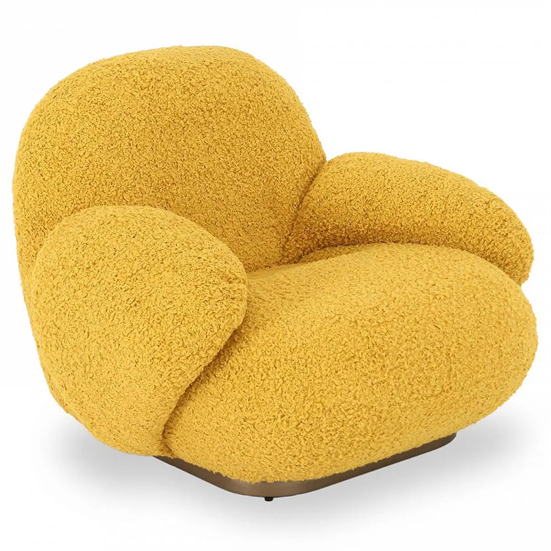 Кресло Chloe Yellow Armchair Желтый Золотой в Ульяновске | Loft Concept 