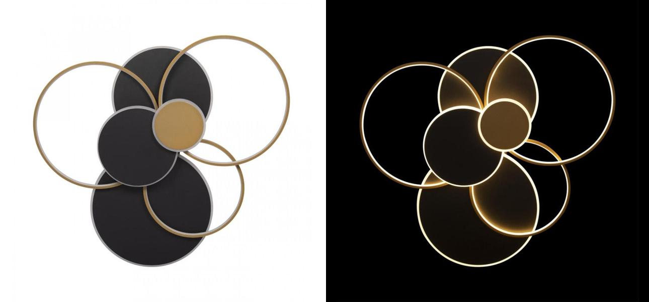 Светильник потолочный BENDIK LIGHTING Black 3 плафона - фото