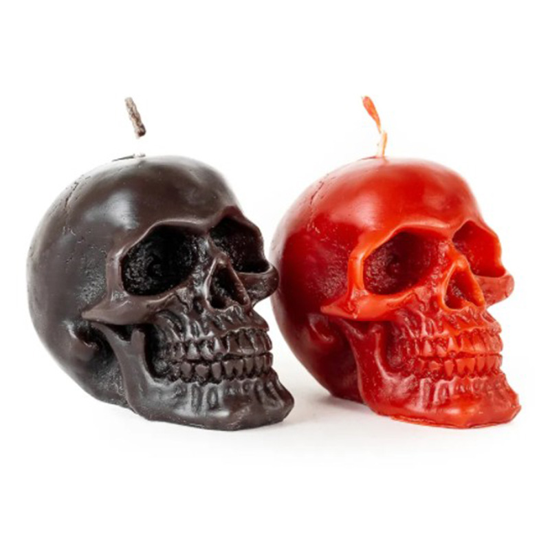 Набор свечей Black Red Skulls Черный Красный в Ульяновске | Loft Concept 