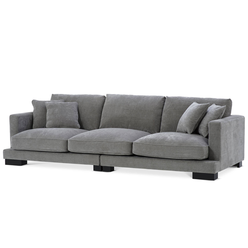 Диван Eichholtz Sofa Tuscany grey Серый Черный в Ульяновске | Loft Concept 