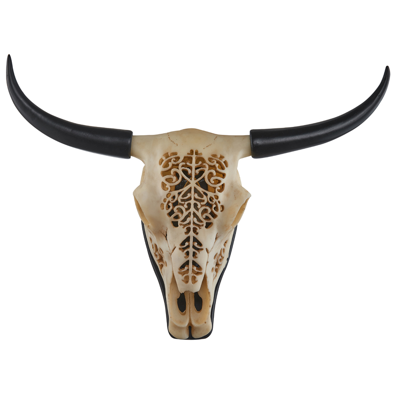 Бра Bull Skull Sconce ivory ( слоновая кость ) Черный в Ульяновске | Loft Concept 