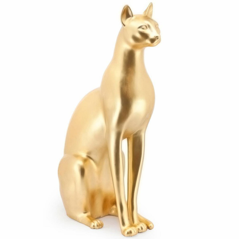 Статуэтка Abhika Egyptian Cat Gold Золотой в Ульяновске | Loft Concept 