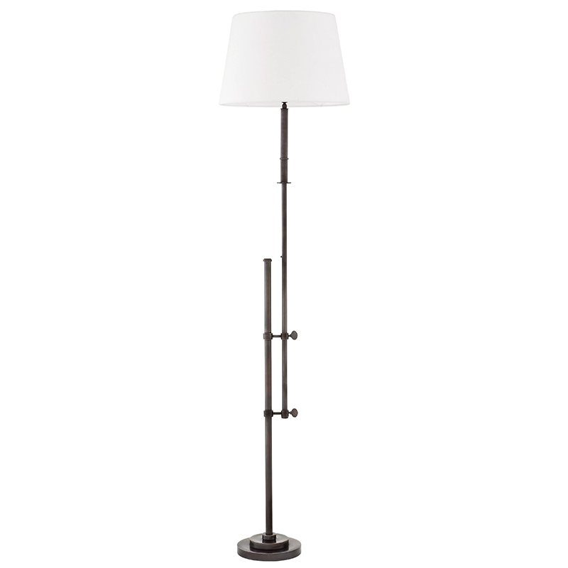 Торшер Eichholtz Floor Lamp Gordini Bronze Белый Темная бронза в Ульяновске | Loft Concept 