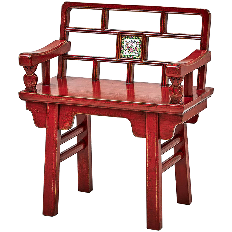 Стул Chinoiserie Red Stool Красный в Ульяновске | Loft Concept 