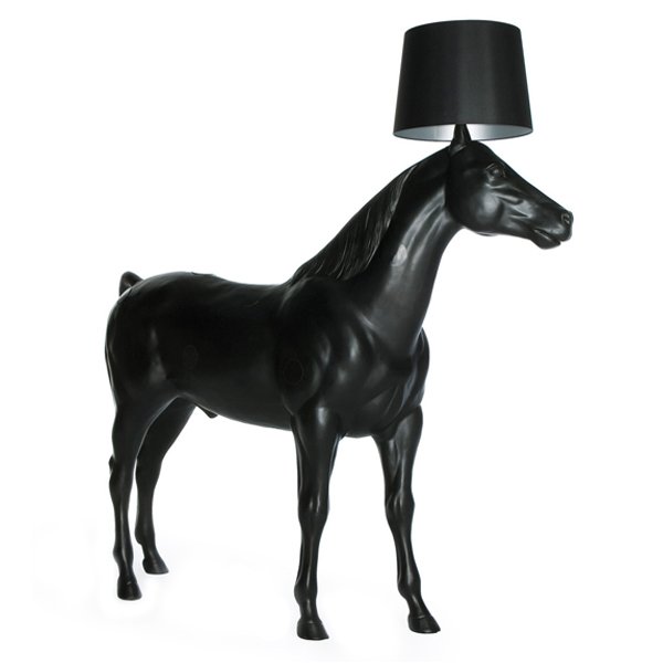 Торшер Moooi Horse Lamp Черный матовый в Ульяновске | Loft Concept 