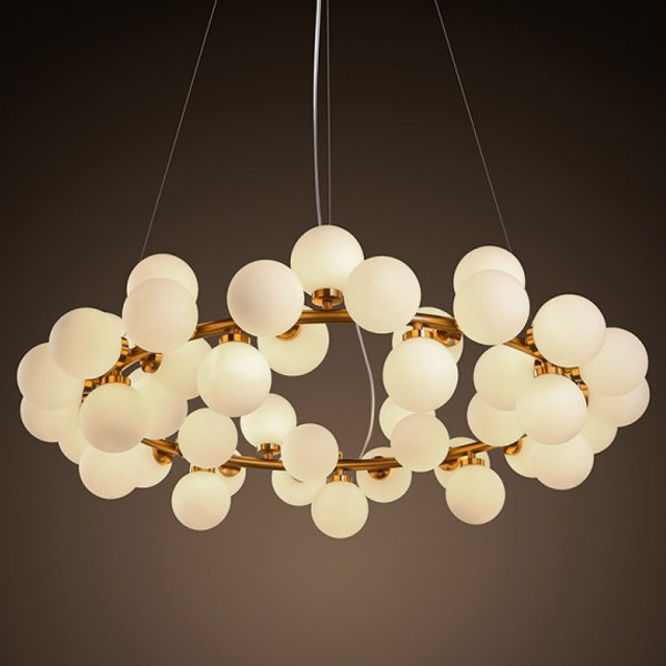 Люстра Milk Bubble Round Chandelier  в Ульяновске | Loft Concept 