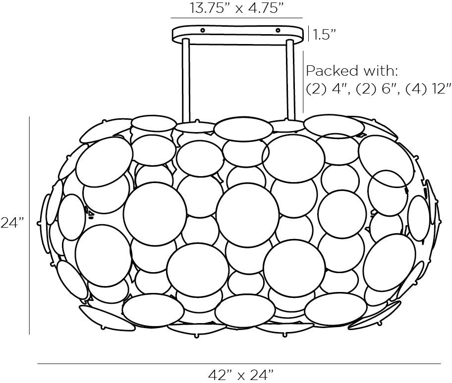 Люстра Arteriors NEBULA CHANDELIER в Ульяновске