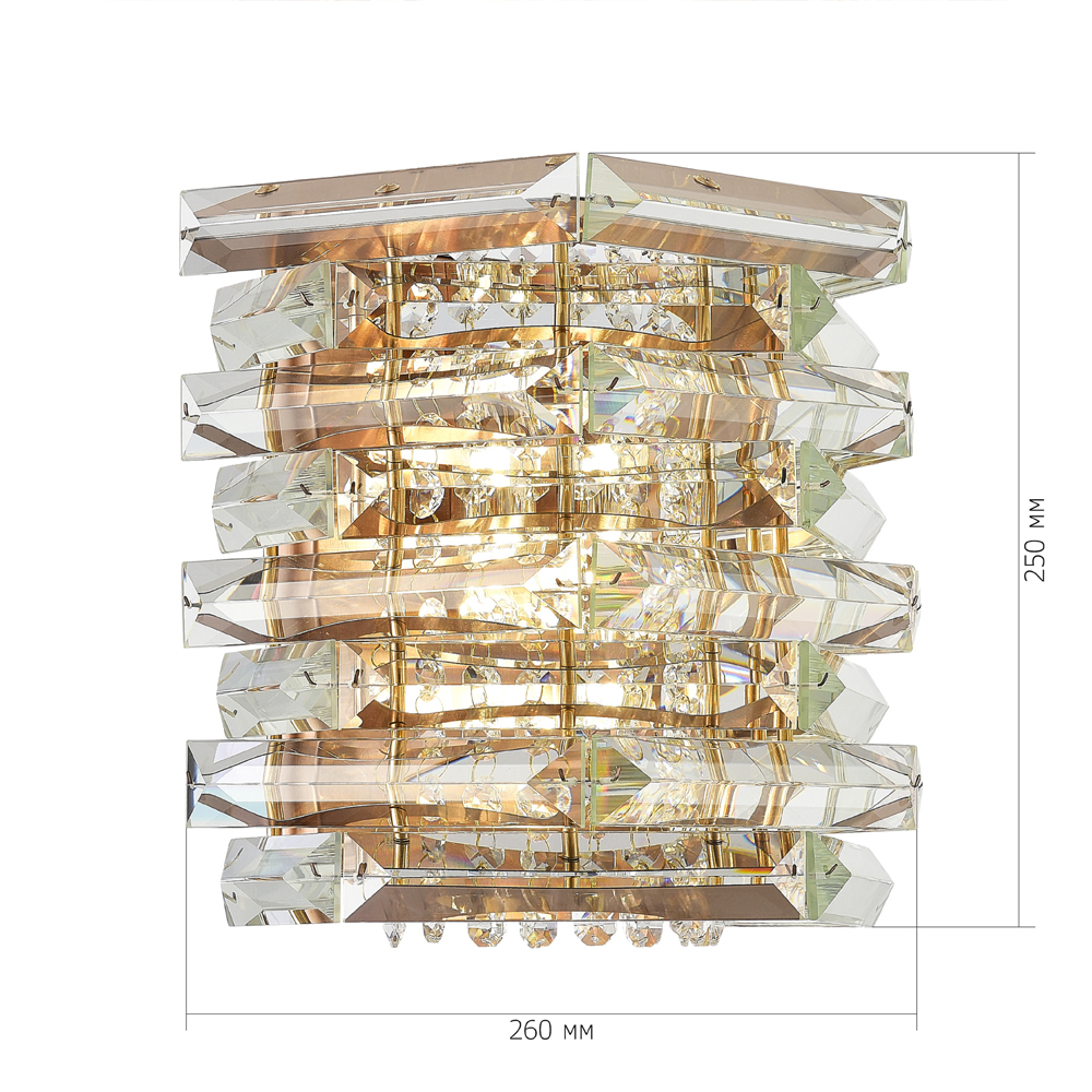 Бра в классическом хрустальном обрамлении Light Garland в Ульяновске
