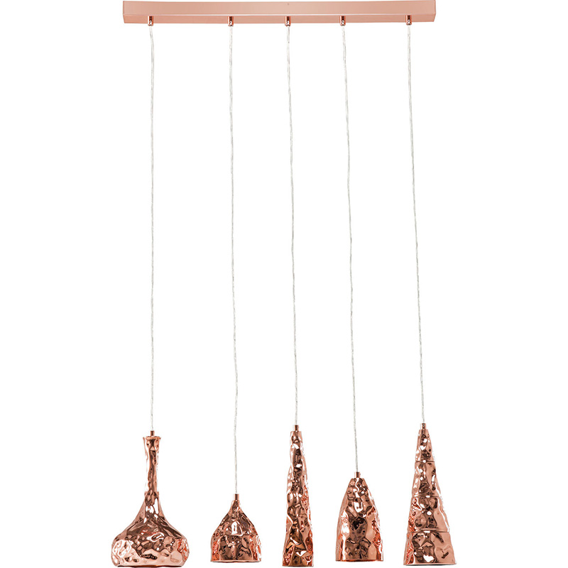 Люстра Several Copper Lamps Медь в Ульяновске | Loft Concept 