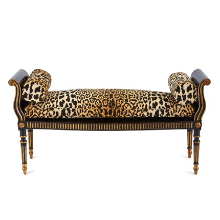 Оттоманка Attina Leopard Bench Мульти в Ульяновске | Loft Concept 