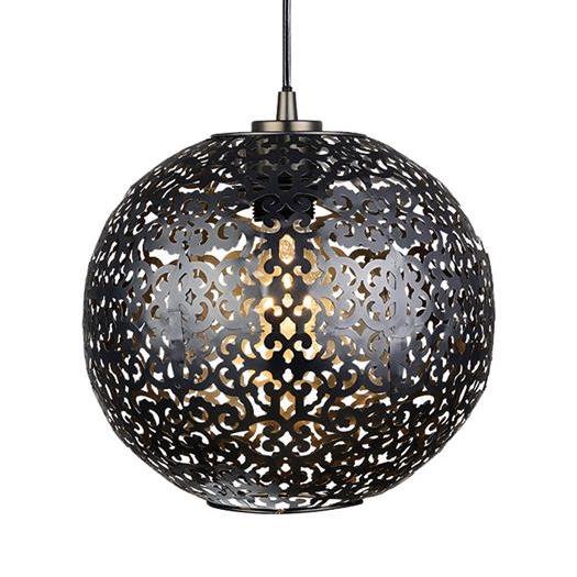 Подвесной светильник Oriental patterns Pendant Black Черный в Ульяновске | Loft Concept 