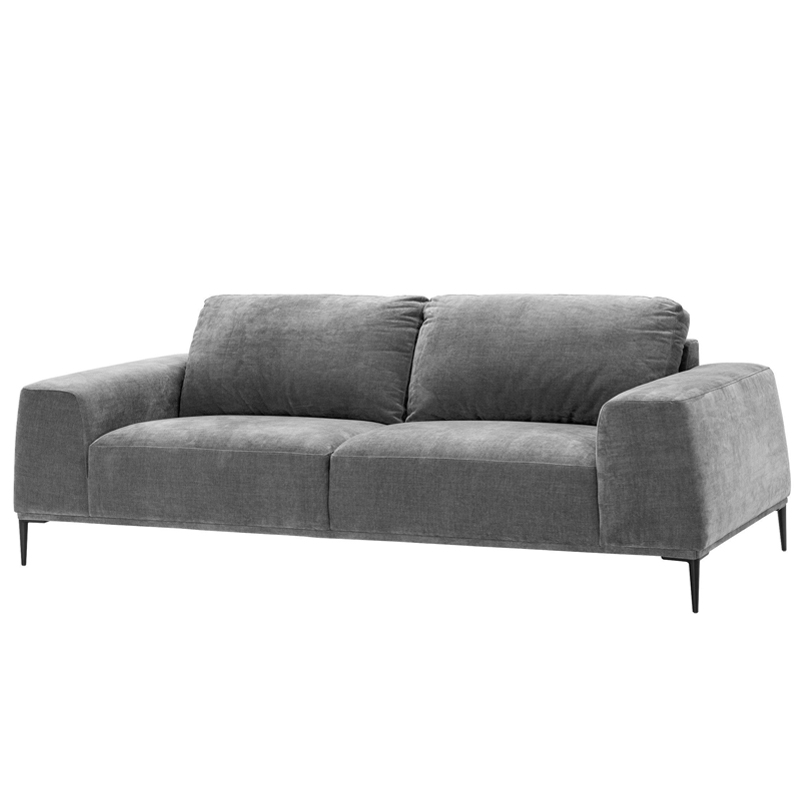 Диван Eichholtz Sofa Montado grey Серый Черный в Ульяновске | Loft Concept 