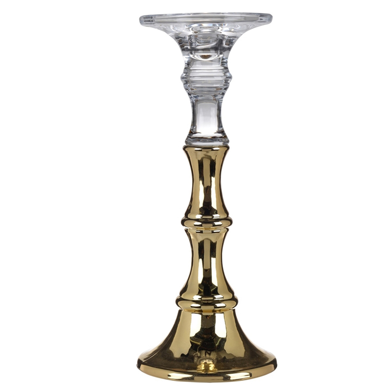 Подсвечник Eugenie Candlestick 30 Глянцевое золото в Ульяновске | Loft Concept 