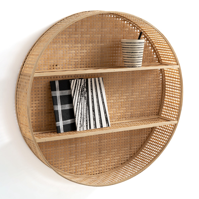 Полка Wicker Bamboo Shelf cells  в Ульяновске | Loft Concept 