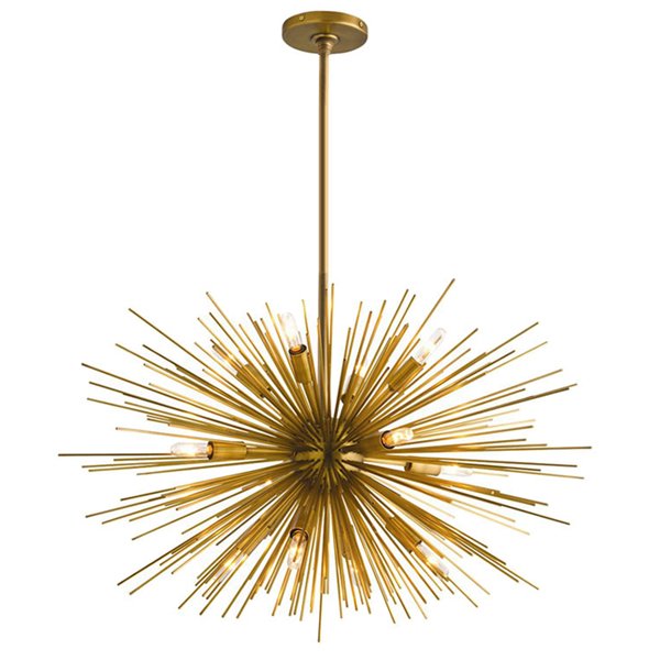 Люстра ASTRA Chandelier Sputnik Brass Золотой в Ульяновске | Loft Concept 