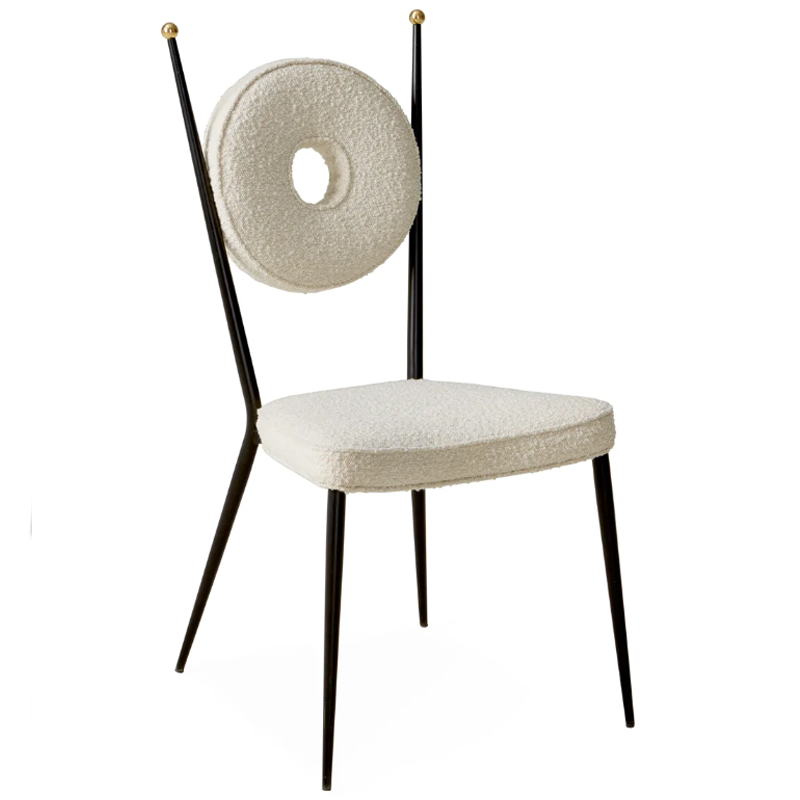 Стул Jonathan Adler Rondo Dining Chair ivory ( слоновая кость ) в Ульяновске | Loft Concept 