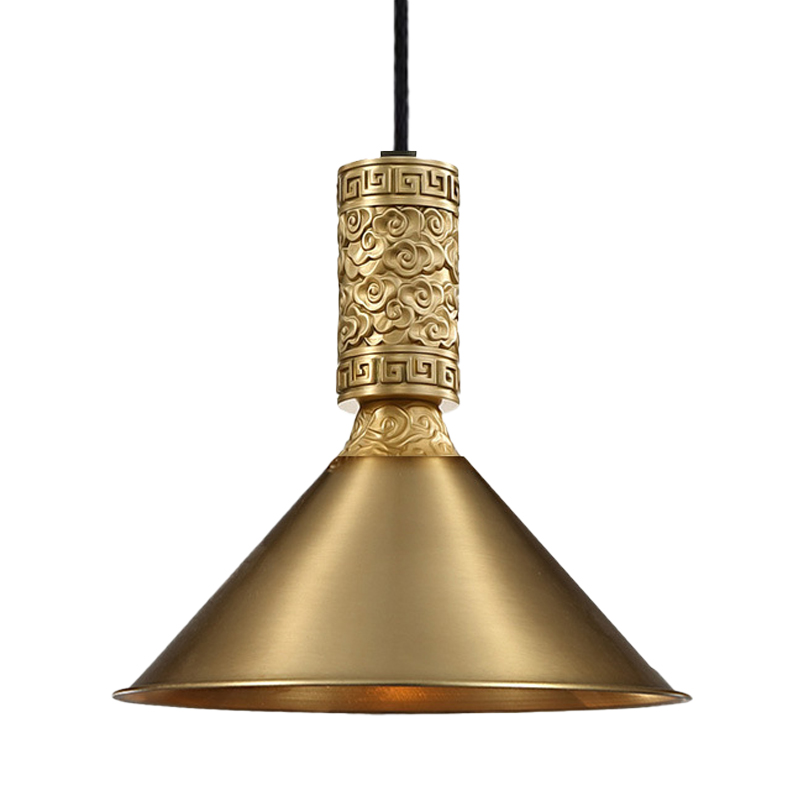 Подвесной светильник Yun Metal Lamp Латунь в Ульяновске | Loft Concept 