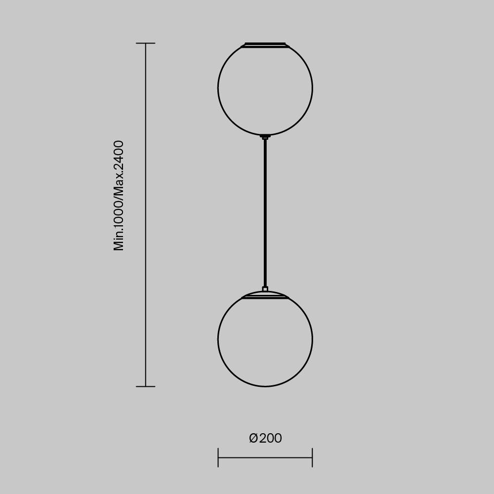 Подвесной светильник Twins 20Вт 3000К в Ульяновске