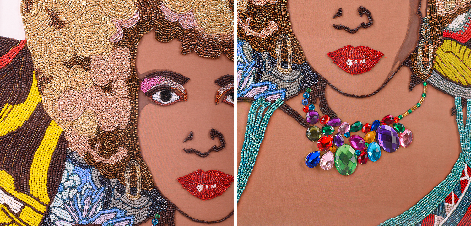 Картина ручная вышивка бисером High Priestess - фото