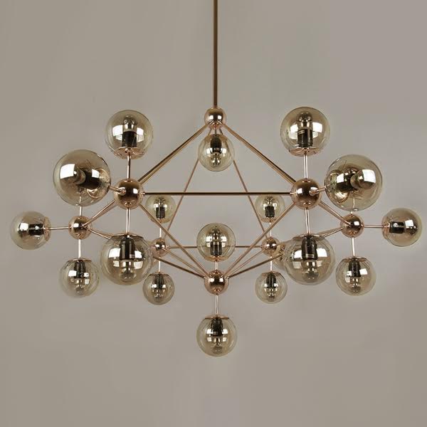 Люстра Modo Chandelier Gold Золотой в Ульяновске | Loft Concept 