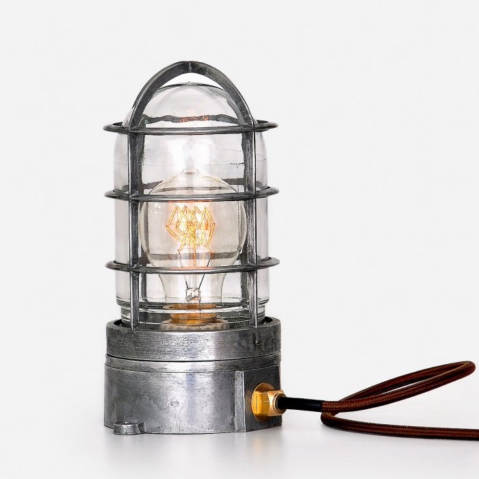 Настольная лампа Steampunk Cage Glass Edison Table lamp  в Ульяновске | Loft Concept 