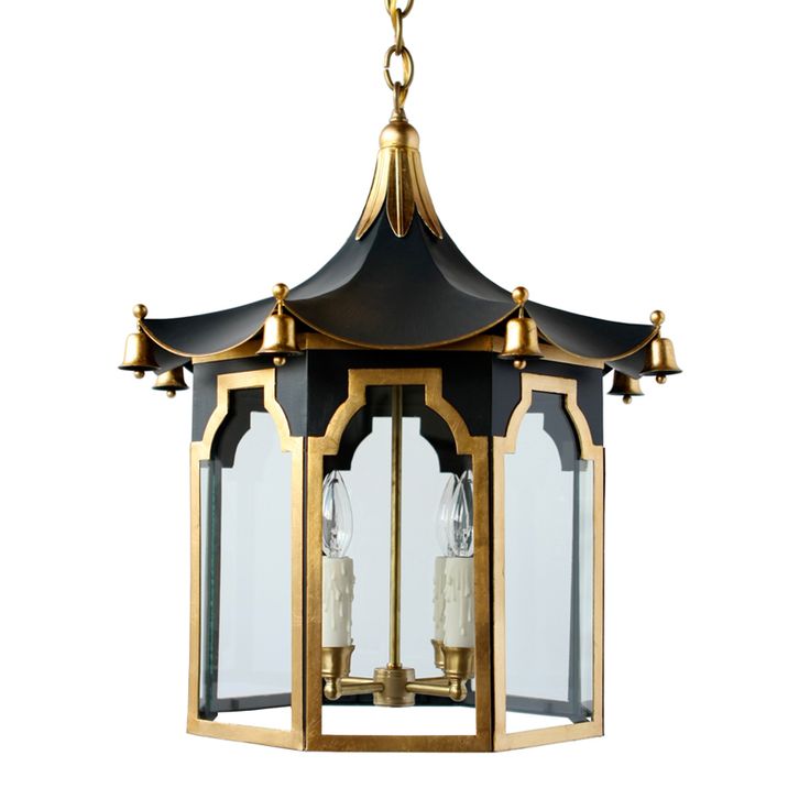 Люстра Pendant Lamp Chinese Pagoda Черный Золотой в Ульяновске | Loft Concept 