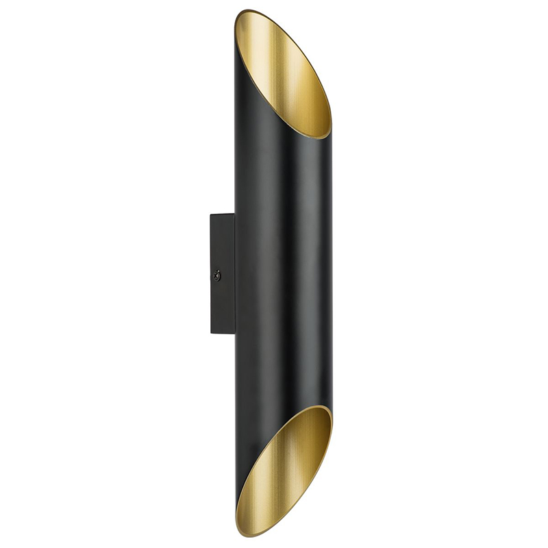 Бра Garbi Black Pipe Organ Sconce Черный Золотой в Ульяновске | Loft Concept 