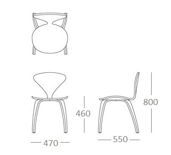 Стул Cherner Side Chair в Ульяновске