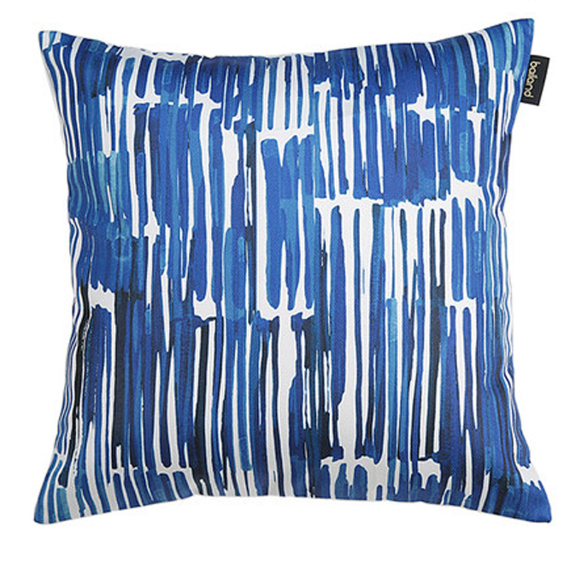 Подушка Pillow Indigo blue Синий Белый в Ульяновске | Loft Concept 