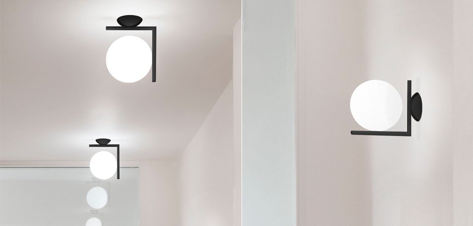 Бра Flos IC Lights C/W Black - Loft-Concept в Ульяновске