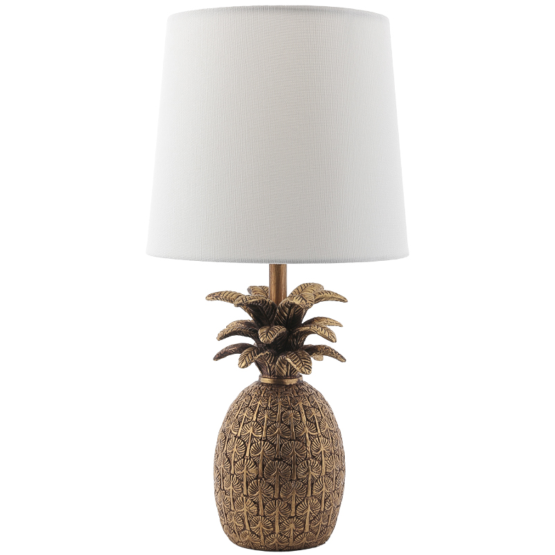 Настольная лампа Pineapple Table lamp Белый Золотой в Ульяновске | Loft Concept 