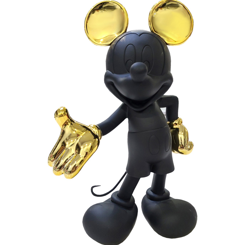 Статуэтка Mickey Mouse statuette black Черный Глянцевое золото в Ульяновске | Loft Concept 