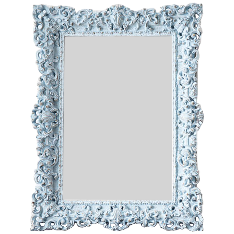 Зеркало Leeuw Mirror Pastel Blue Винтажный голубой в Ульяновске | Loft Concept 