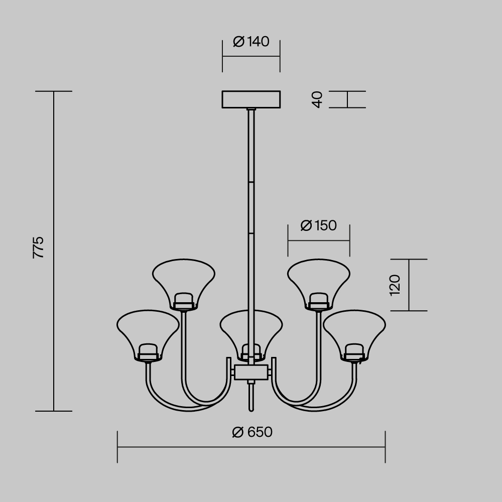 Люстра подвесная Dynasty 3000К в Ульяновске