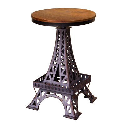 Барный стул Eiffel Tower Bar Stool Коричневый Черный в Ульяновске | Loft Concept 