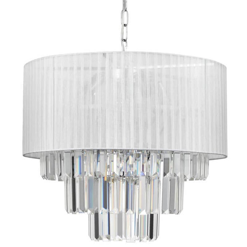 Люстра Laurella Chandelier Прозрачный (Transparent) Хром в Ульяновске | Loft Concept 