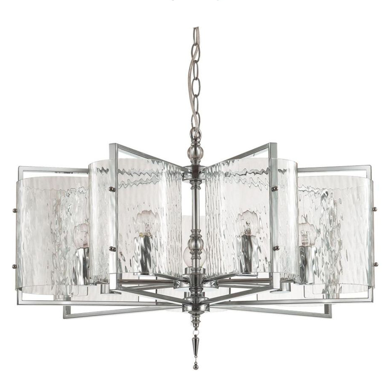 Люстра Karissa Chrome Chandelier 65 Хром Прозрачный (Transparent) в Ульяновске | Loft Concept 