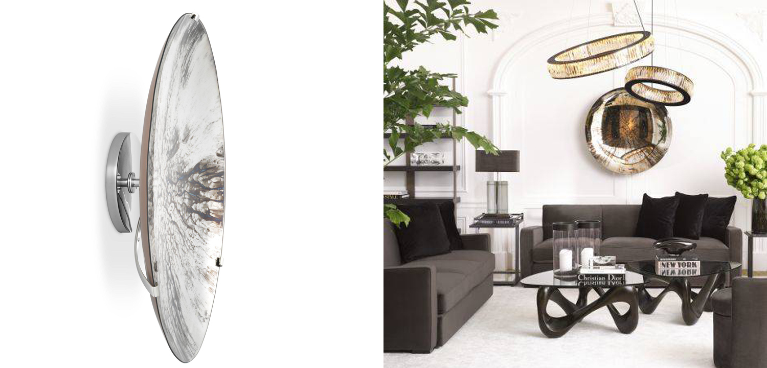 Настенный декор Eichholtz Wall Object Laguna S white - фото №1