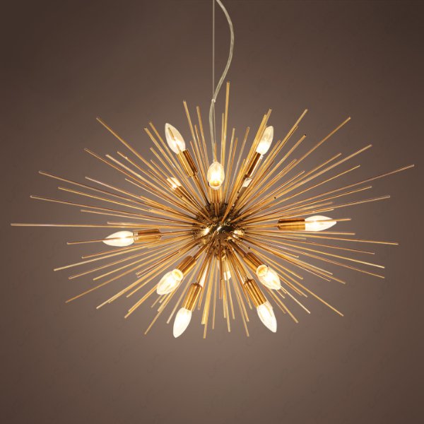 Люстра Astra Chandelier Sputnik Gold  Глянцевое золото в Ульяновске | Loft Concept 