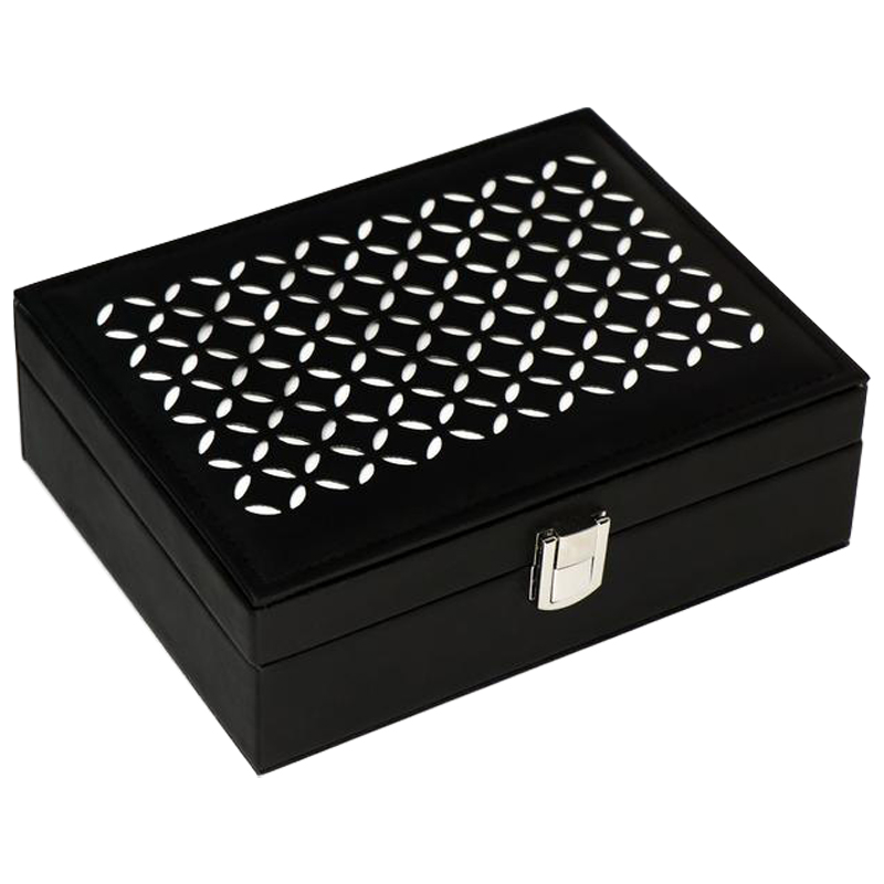 Шкатулка Vesper Jewerly Organizer Box black Черный в Ульяновске | Loft Concept 