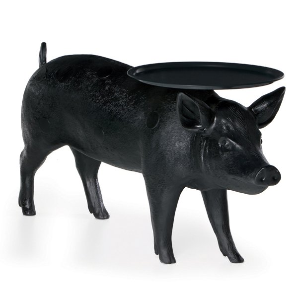 Кофейный стол Moooi Pig Table Черный матовый в Ульяновске | Loft Concept 