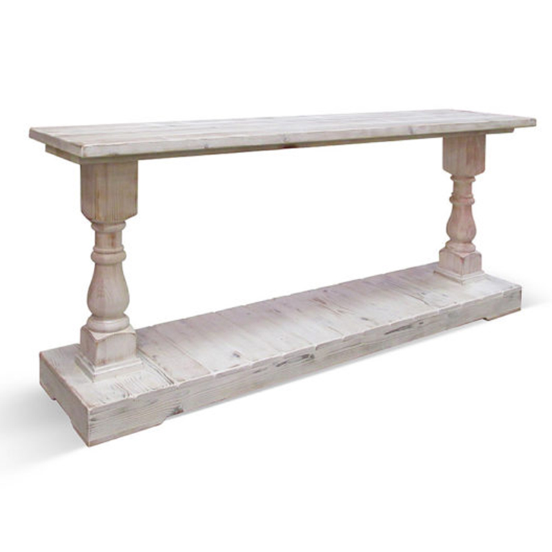 Консоль Oxford Washed Antique White Console Белый в Ульяновске | Loft Concept 