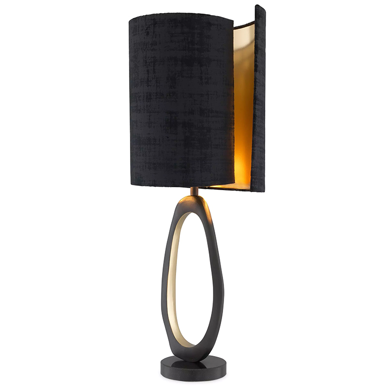 Настольная лампа Eichholtz Table Lamp Kilian Черный Латунь в Ульяновске | Loft Concept 