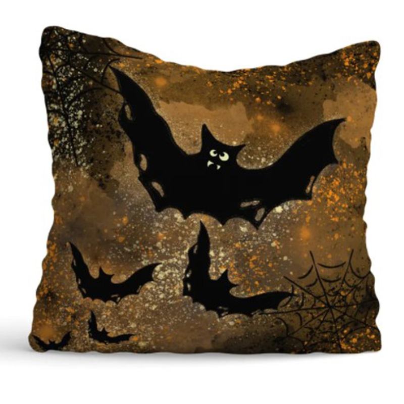 Подушка Halloween Bat Черный Серый в Ульяновске | Loft Concept 