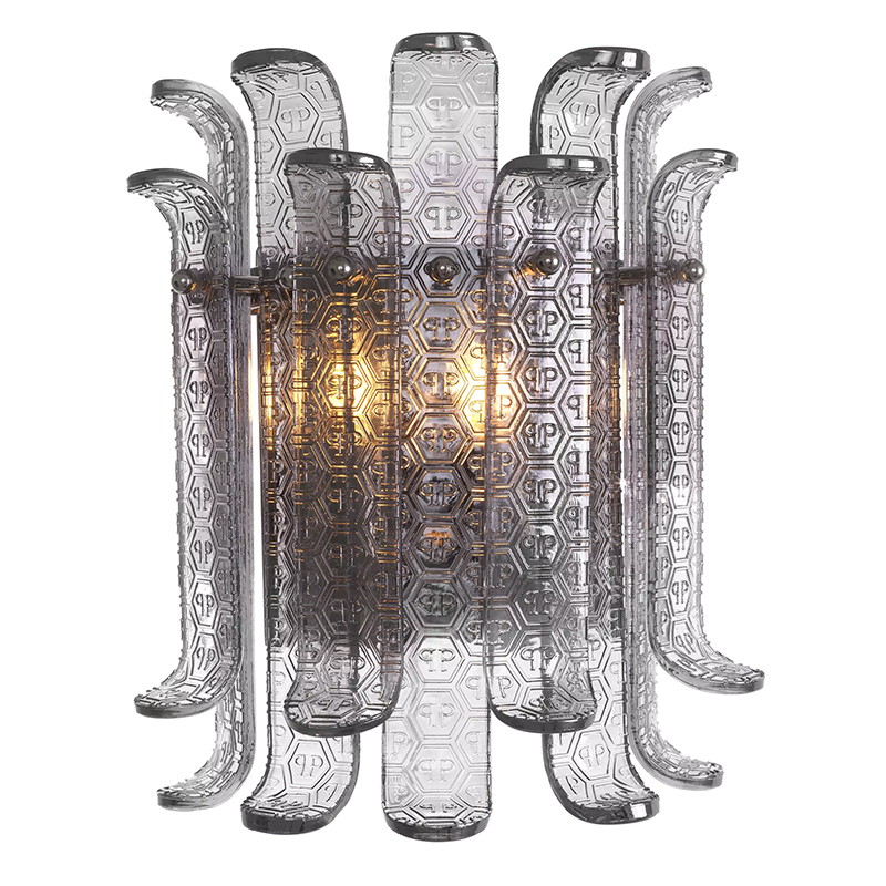 Бра Philipp Plein Wall Lamp Rodeo Drive Серый в Ульяновске | Loft Concept 