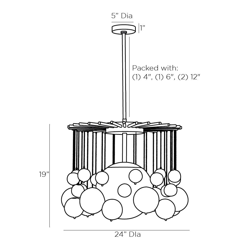 Люстра Arteriors MIRA CHANDELIER в Ульяновске